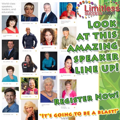 Speakers at Limitless Success Summit 06/23