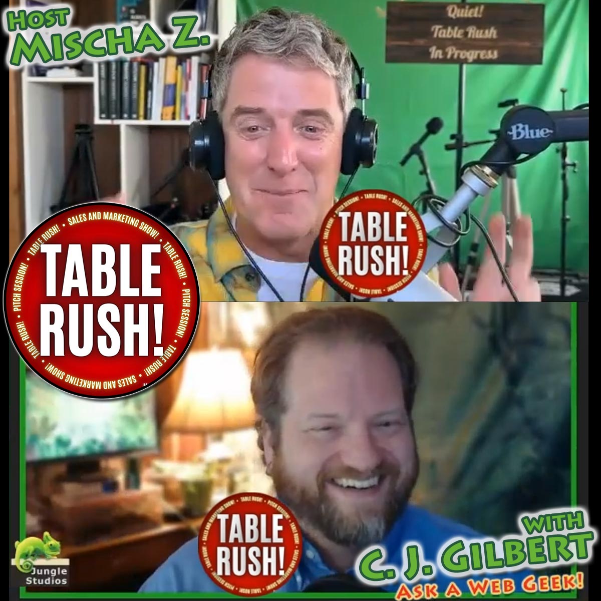 CJ on Table Rush Talk Show with Mischa Zvegintzov