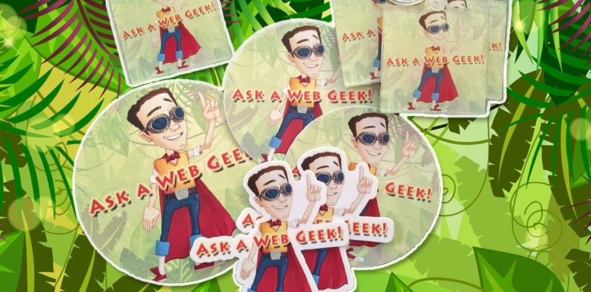 Ask A Web Geek Merch by Sticker Mule